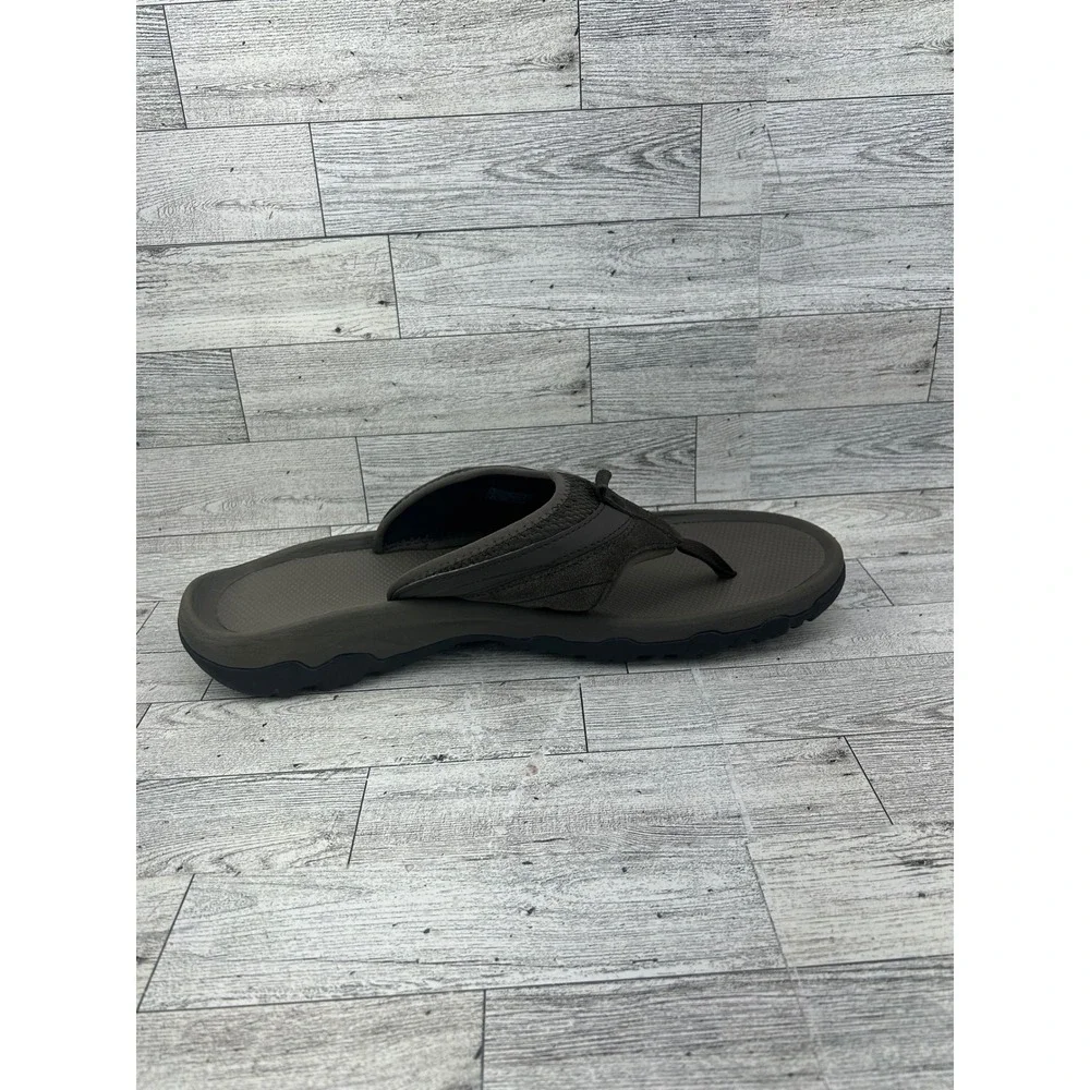 Teva Katavi 2‎ Men Thong Sandals Brown Suede Hiking Flip Flops 1002432 Size 14